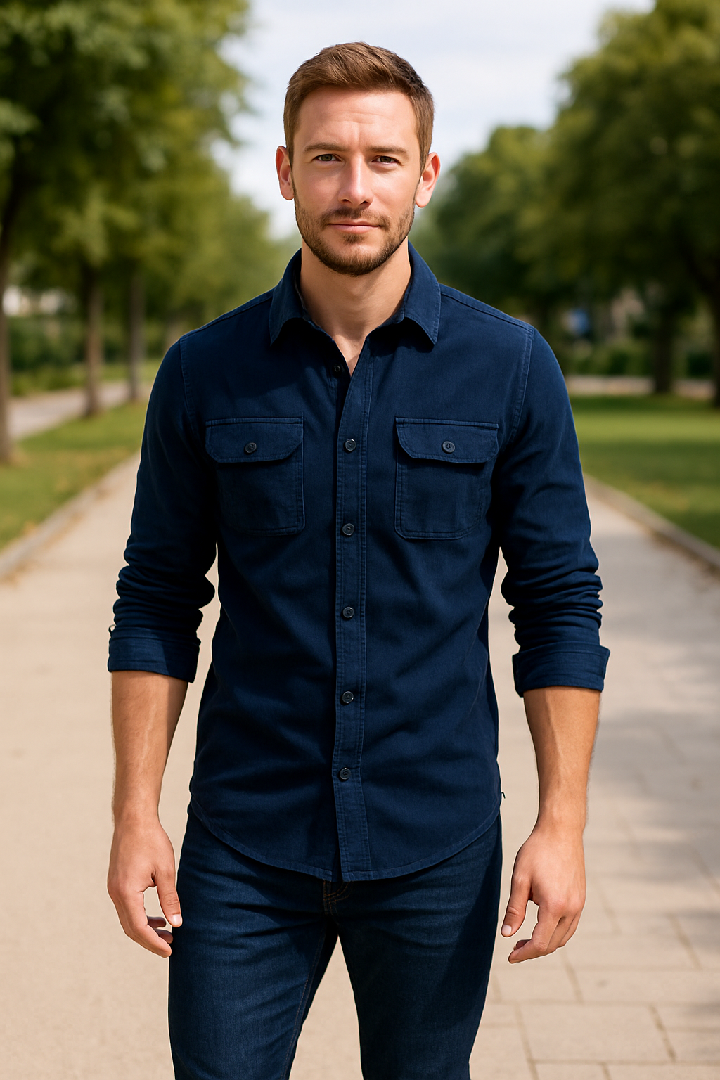 Heren Corduroy Overhemd, Enkelrijks Slim Pasvorm, Zakelijke Casual Effen Katoen Herfst En Winter Top | VIQA VIQA© NEDERLAND