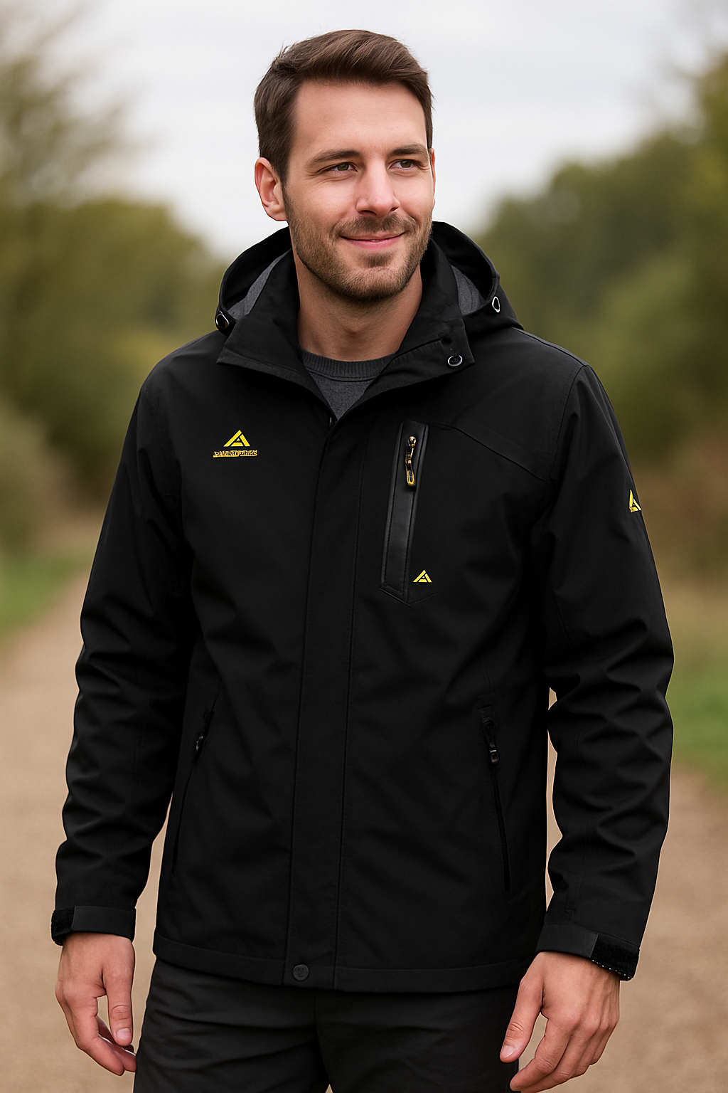 Lichtgewicht Waterdichte Jas Voor Heren, Mesh Gevoerde Outdoor Regen- En Windjack Voor Wandelen En Vssen | VIQA VIQA© NEDERLAND