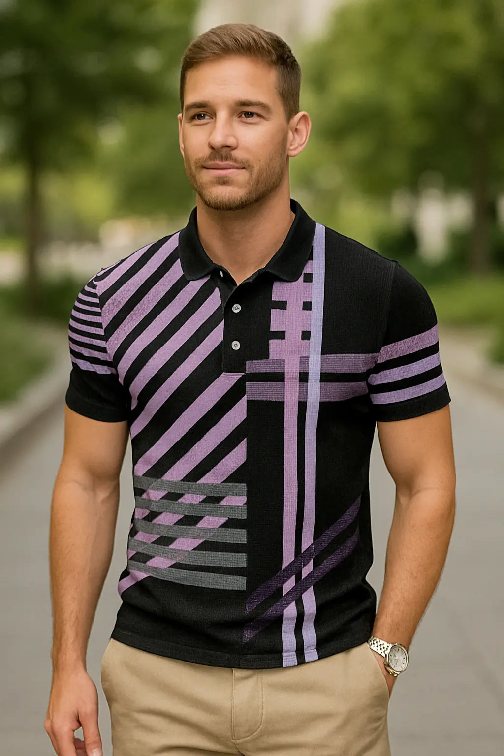 Heren Polo Shirt Met Korte Mouwen, Zomer Casual Sneldrogende Pullover Top, Mode Kleding | VIQA VIQA© NEDERLAND