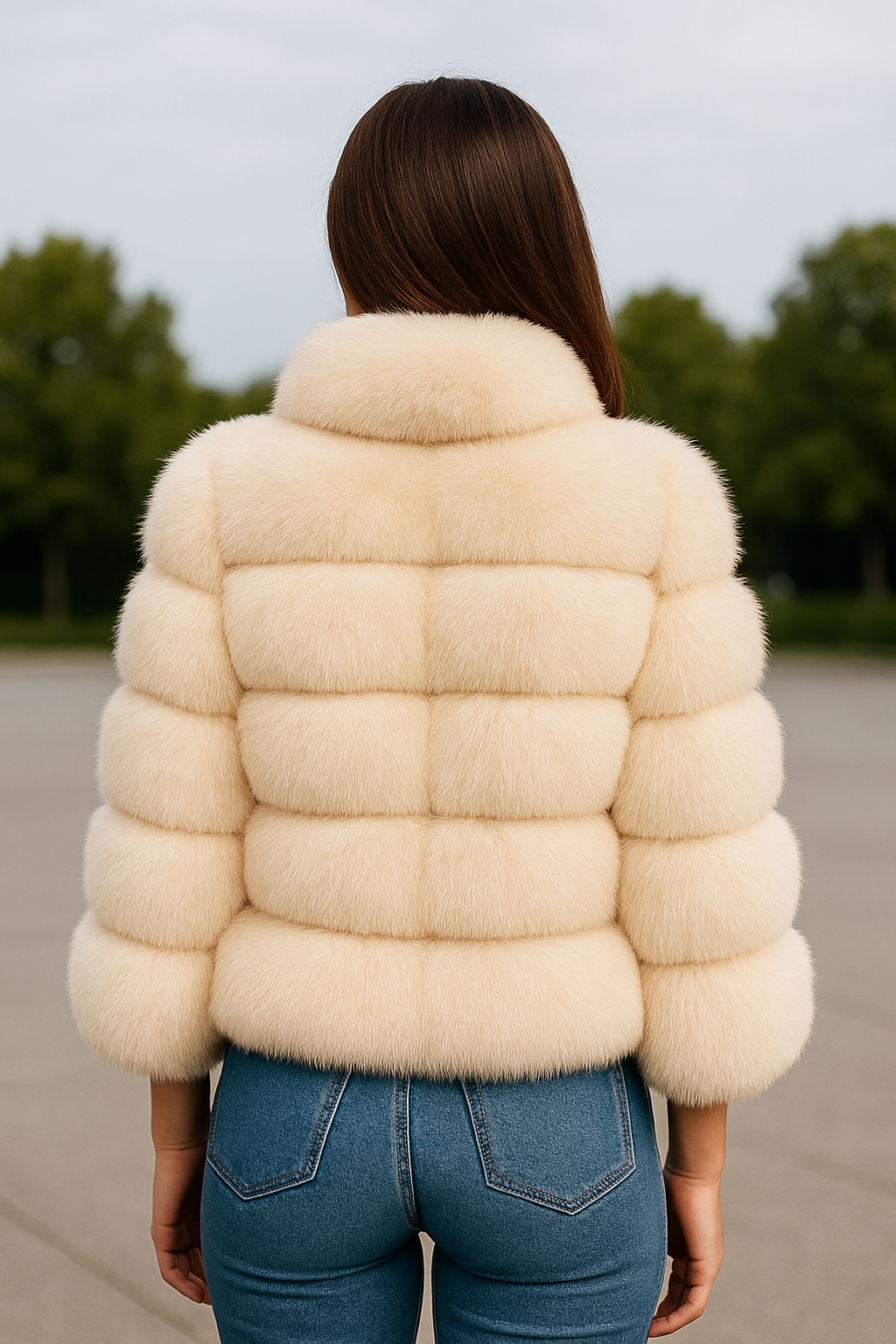 Echte Vossenbontjas Voor Dames, Luxe Winterwarme Dikke Bontjas Voor Dames | VIQA VIQA© NEDERLAND