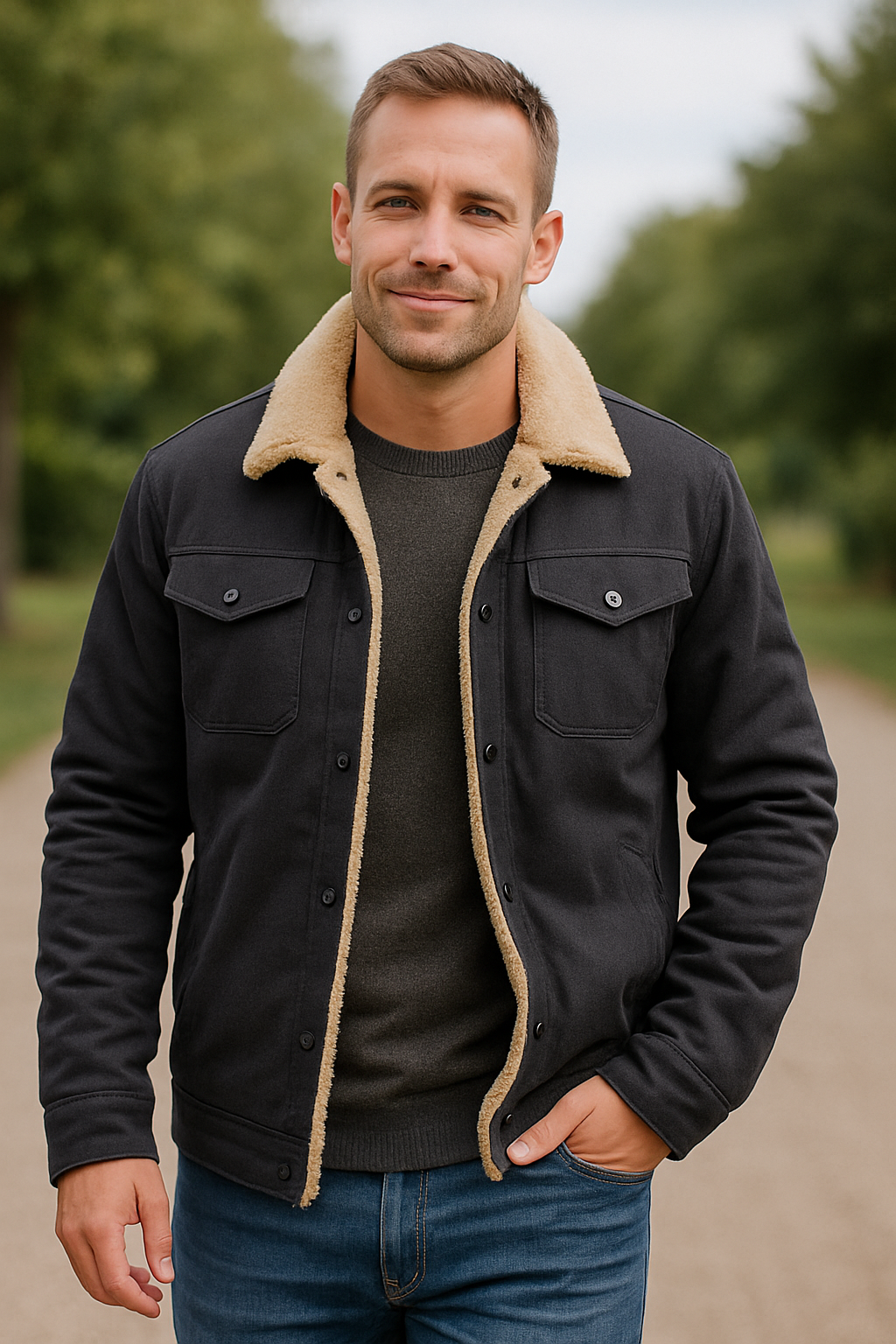 Heren Winter Fleece Jas, Dikke Warme Pluche Jas, Casual Herfst Bovenkleding | VIQA VIQA© NEDERLAND