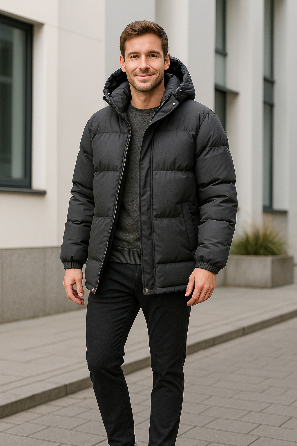 Heren Parka Jas Met Capuchon, Dikke Katoen Gewatteerde Winterjas, Casual Warme Streetwear | VIQA VIQA© NEDERLAND