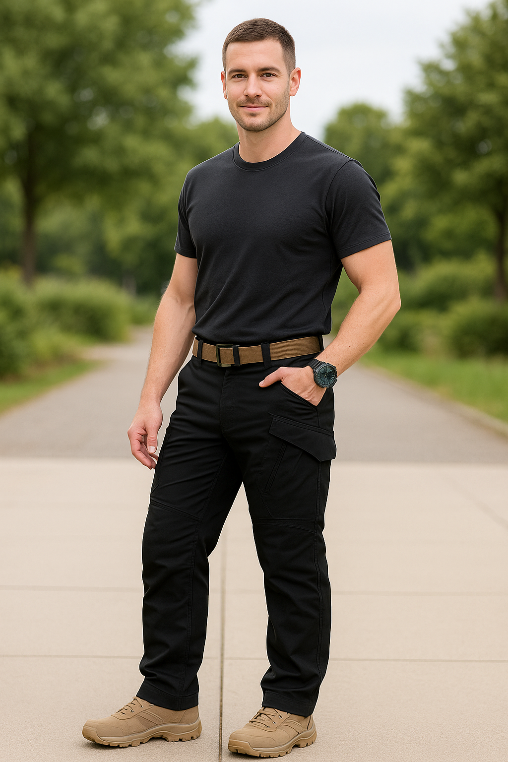 Tactische Cargobroek Voor Heren, Outdoor Wandel- En Joggingbroek Met Meerdere Zakken, Broek In Militaire Stijl | VIQA VIQA© NEDERLAND