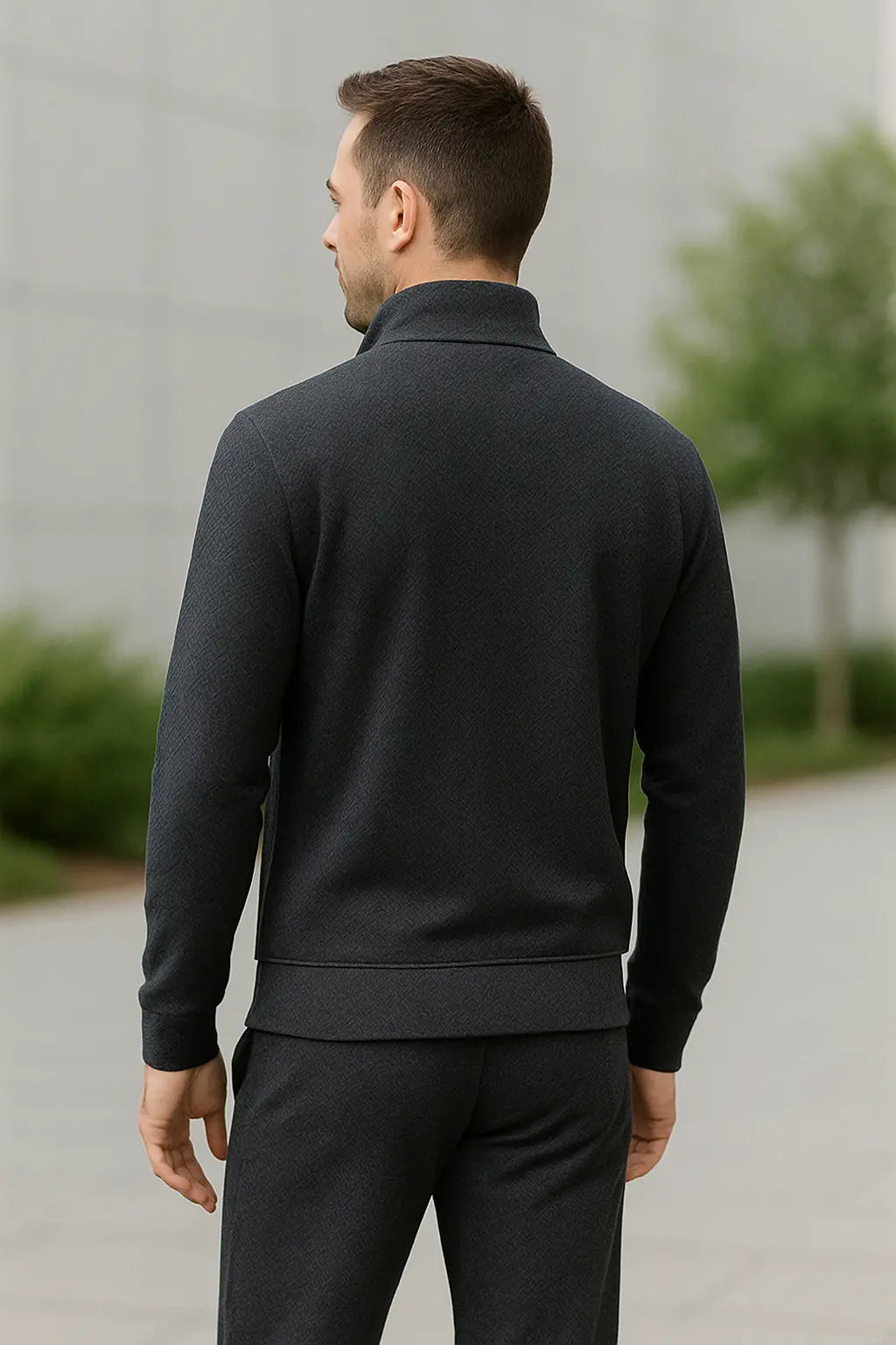 Casual Jas En Broek Voor Heren, Trainingspak Met Lange Mouwen En Ritssluiting | VIQA VIQA© NEDERLAND