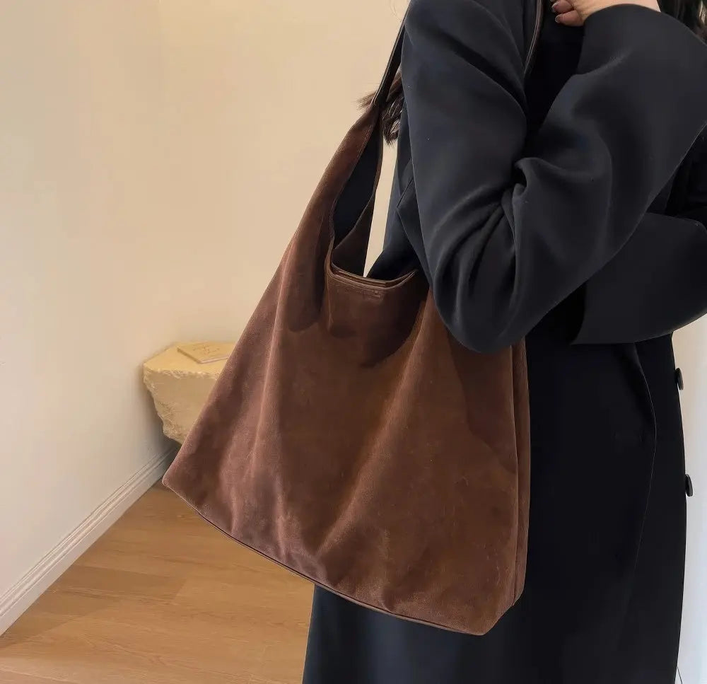 Schoudertas  Dames Suède Portemonnee VIQA© NEDERLANDKoffie