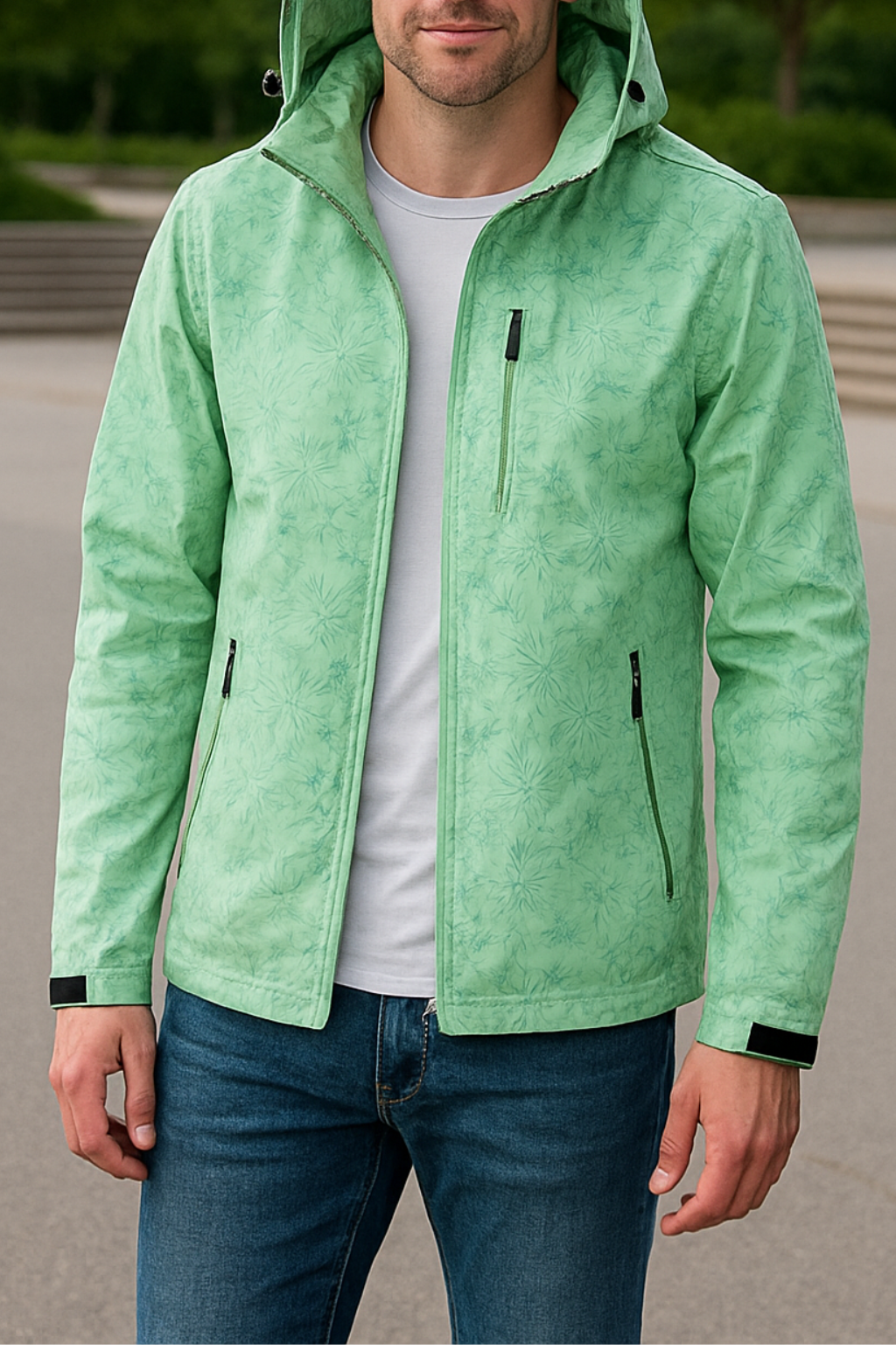 Heren Outdoor Jack, Lichtgewicht Windjack Met Zakken Winter Klimmen Jas | VIQA VIQA© NEDERLAND