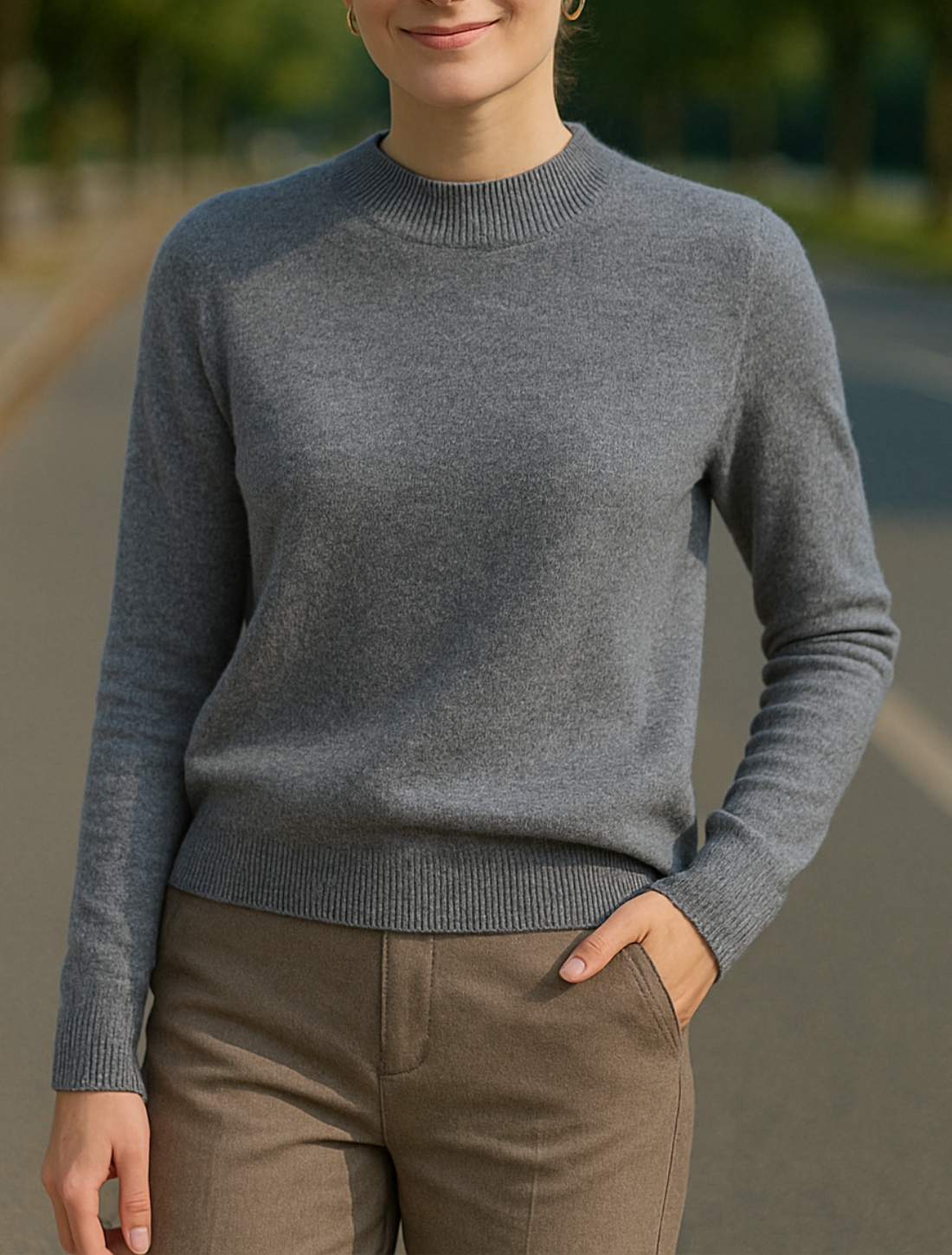 Dames Merinowollen Trui Met Hoge Kraag, Herfst En Winter Kasjmier Gebreide Pullover Top | VIQA VIQA© NEDERLAND