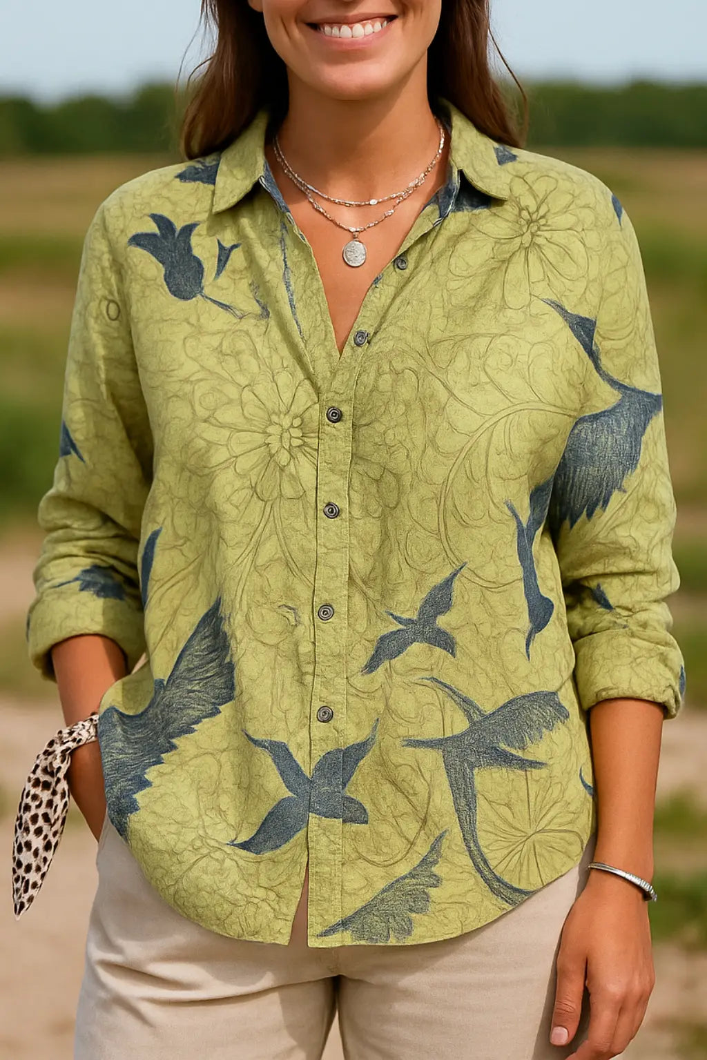 Dames Zomer Bloemen Print Shirt, Lange Tuniek Stijl Met Halve Mouwen, Lichtgewicht Trendy Top | VIQA VIQA© NEDERLANDGeel / 2XL