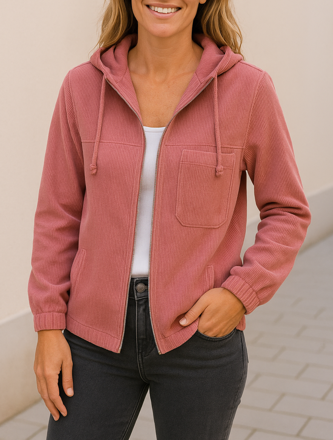 Dames Winterjas, Jas Met Capuchon En Rits Met Zakken, Dikke Warme Casual Bovenkleding | VIQA VIQA© NEDERLAND