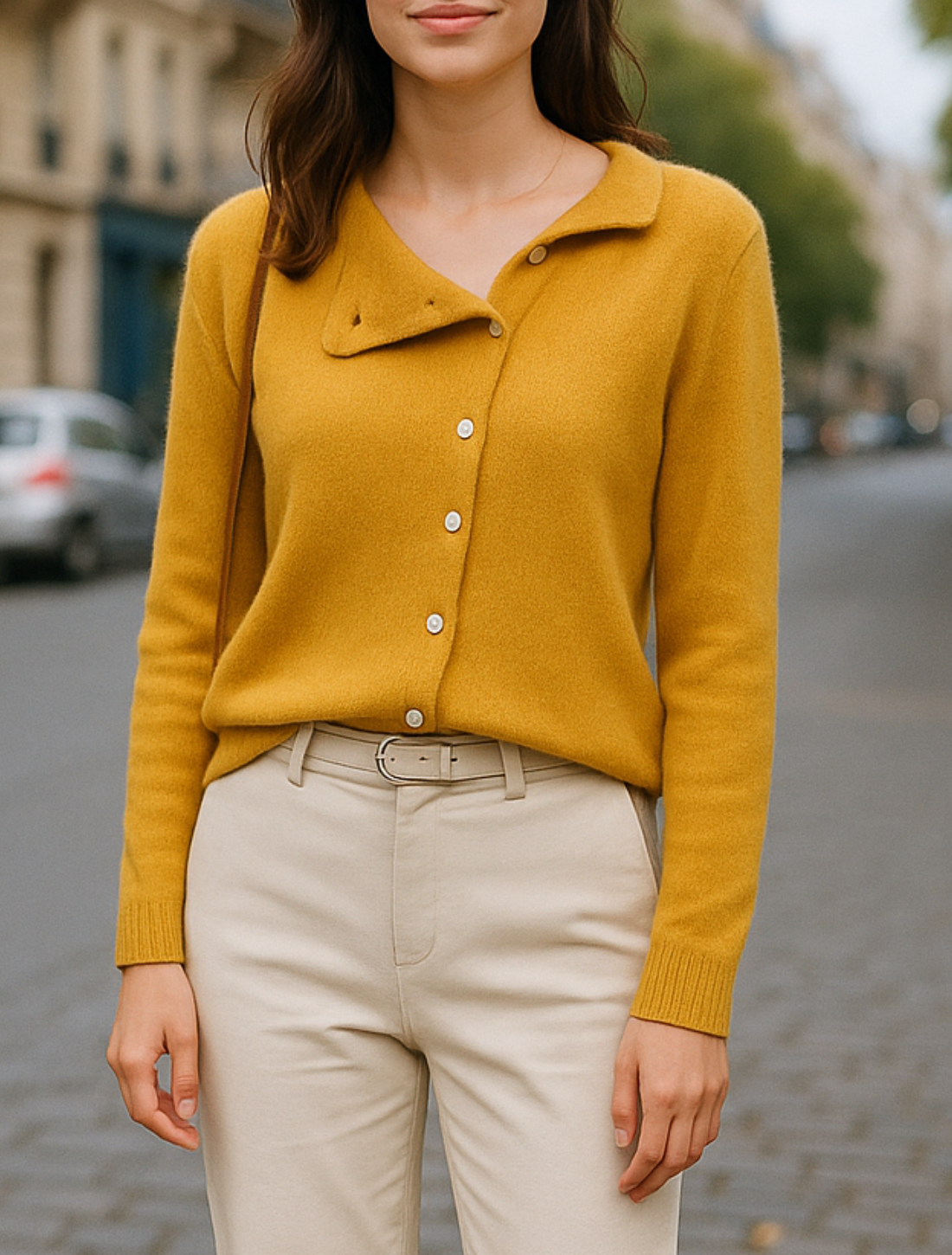 Dames Kasjmier Gebreide Vest, Effen O-Hals Enkel-Breasted Trui Top, Winter Herfst Breiwerk | VIQA VIQA© NEDERLAND