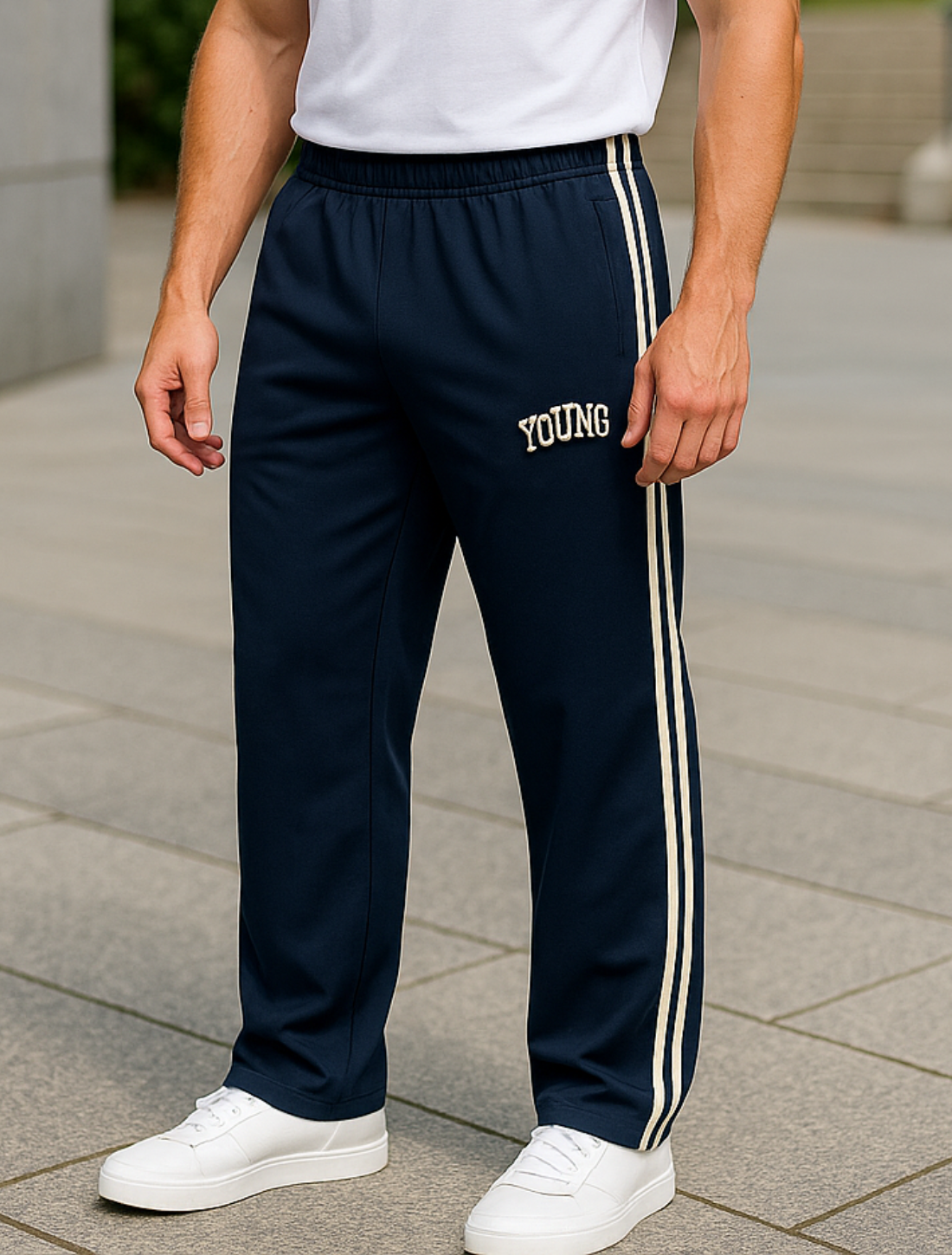 Sneldrogende sportbroek voor heren, Joggers met ritssluiting voor basketbal, hardlopen en training | VIQA VIQA© NEDERLAND