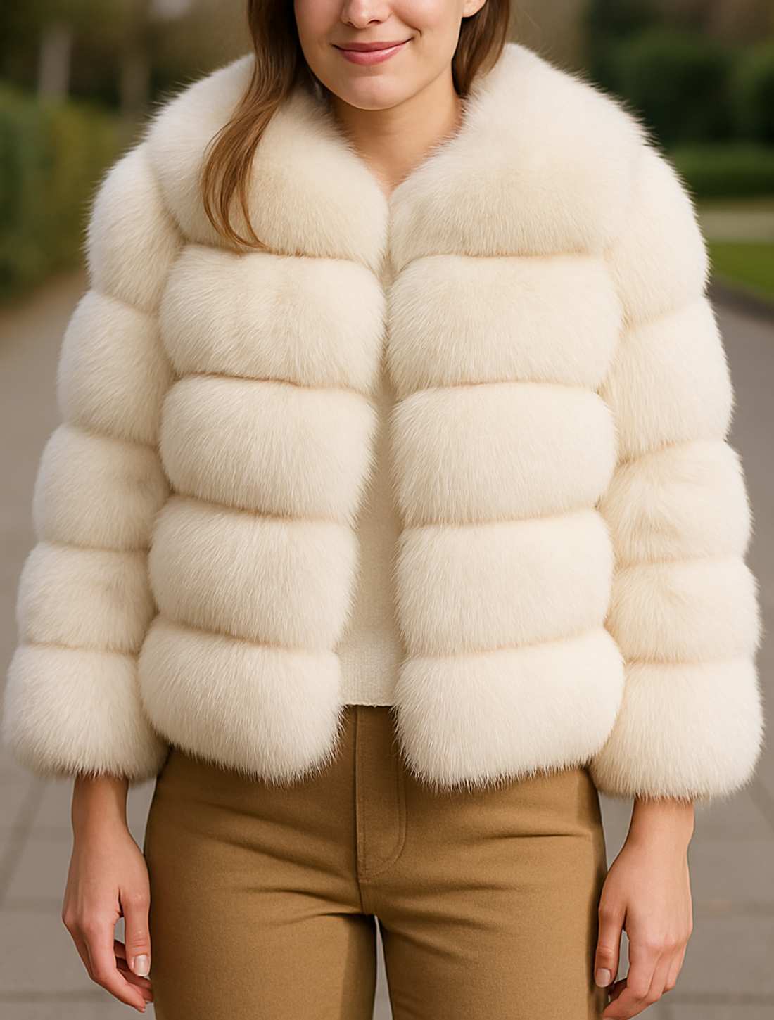 Echte Vossenbontjas Voor Dames, Luxe Winterwarme Dikke Bontjas Voor Dames | VIQA VIQA© NEDERLAND