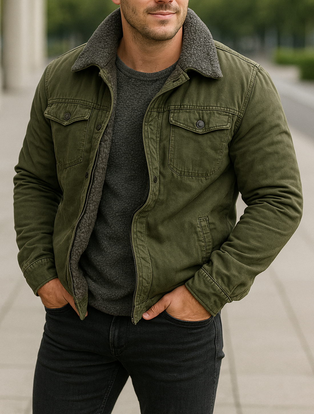 Winterparka Voor Heren, Winddichte Dikke Retro Reversjas, Warme Loszittende Bovenkleding | VIQA VIQA© NEDERLAND