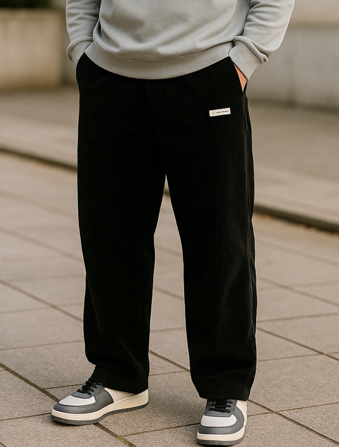 Heren Wijde Sweatpants, Losse Pasvorm Lange Broek Met Middelhoge Taille, Lichtgewicht Casual Stijl | VIQA VIQA© NEDERLAND