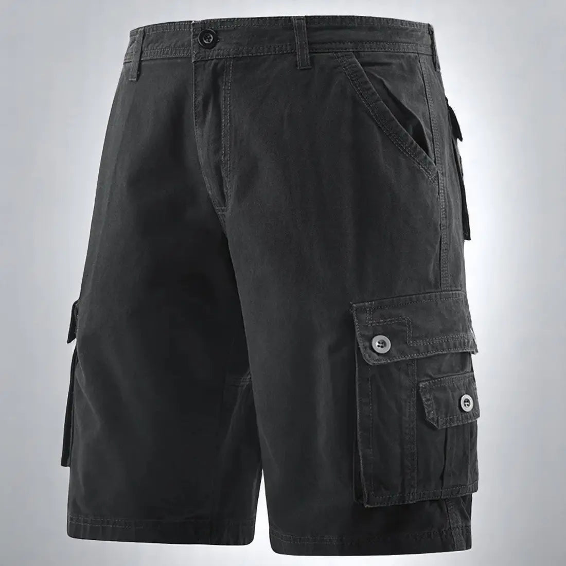 Tactische Herenshort Zomer, Meerdere Zakken Lichtgewicht Cargo, Outdoor Utility Werkkleding | VIQA VIQA© NEDERLANDZwart-2XL