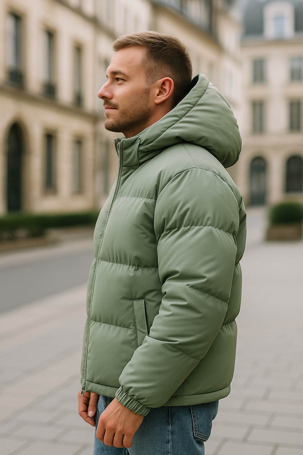 Heren Pufferjas, Dikke Warme Jas Met Capuchon, Winter Losse Broodstijl Bovenkleding | VIQA VIQA© NEDERLAND