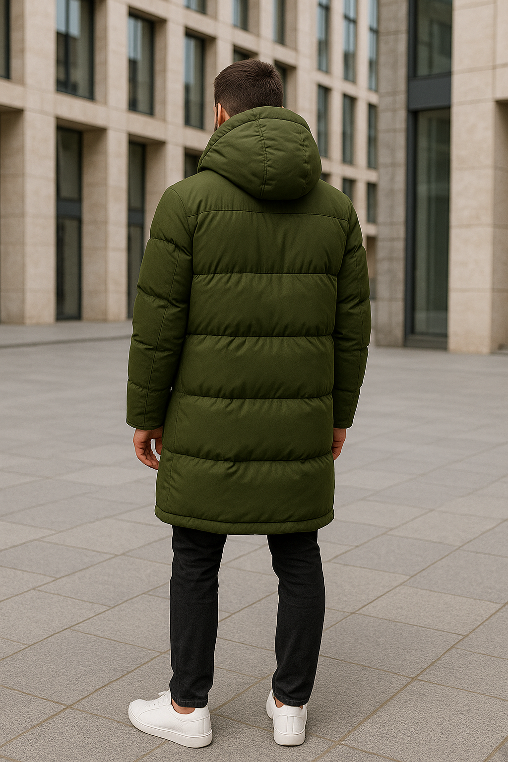 Heren Lange Parka Puffer Jas, Dikke Winter Warme Donsjas Streetwear | VIQA VIQA© NEDERLAND
