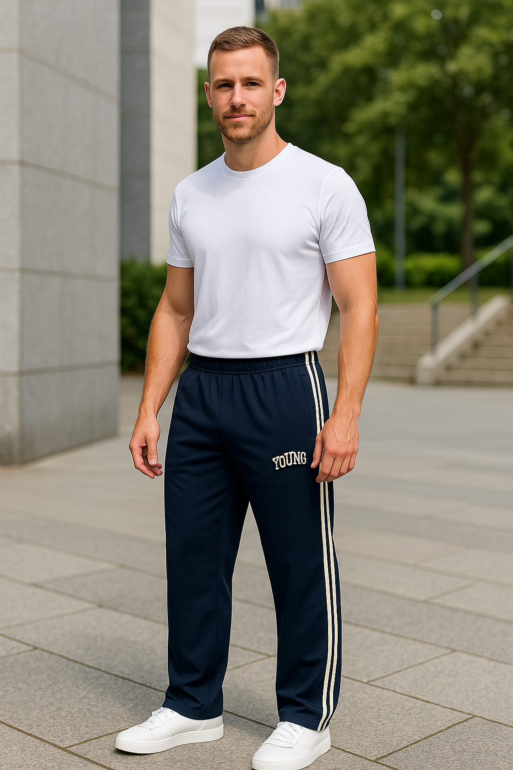 Sneldrogende sportbroek voor heren, Joggers met ritssluiting voor basketbal, hardlopen en training | VIQA VIQA© NEDERLAND