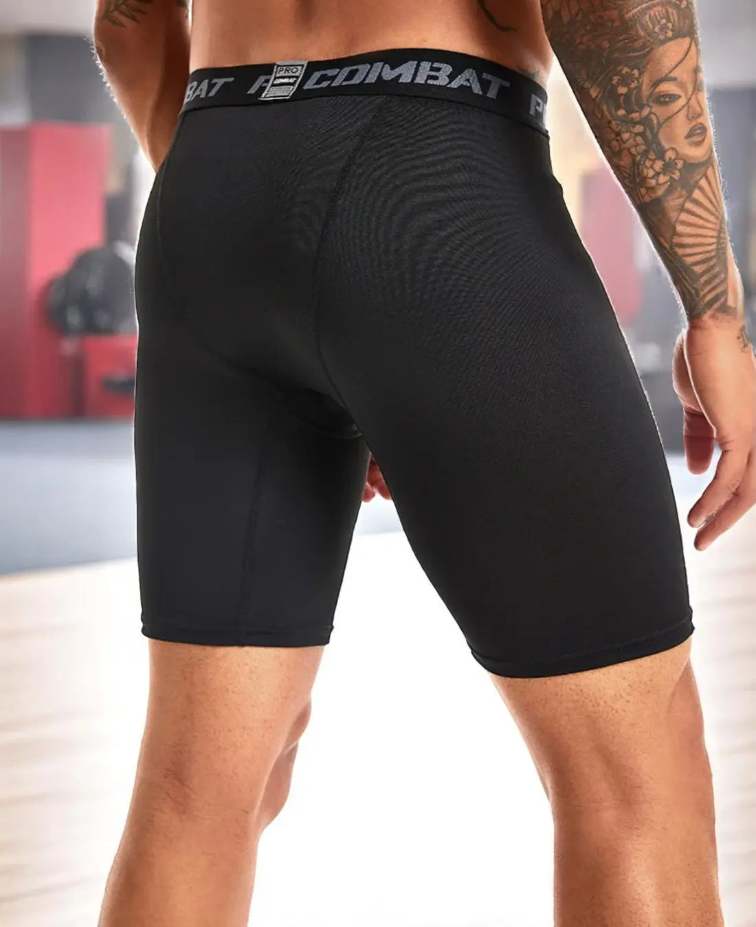 Heren Fitnessbroek Zomer, Slim Fit Sneldrogend Sportshort, Elastisch Strak Trainingspak | VIQA VIQA© NEDERLAND