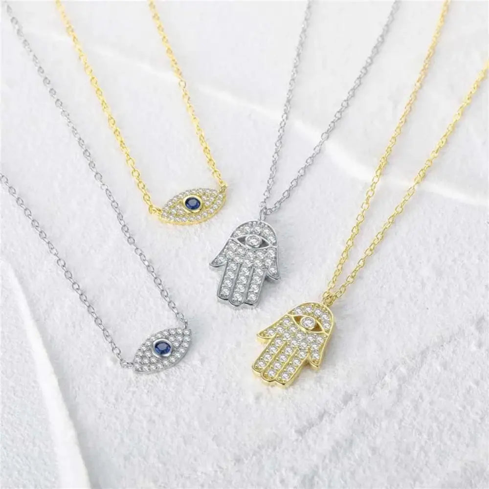 925 Sterling Zilveren INS Diamant Beschermingshanger Voor Dames VIQA© NEDERLAND