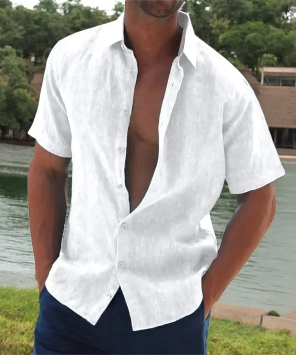 Brett Heren Comfort Overhemd VIQA© NEDERLANDWit-2XL