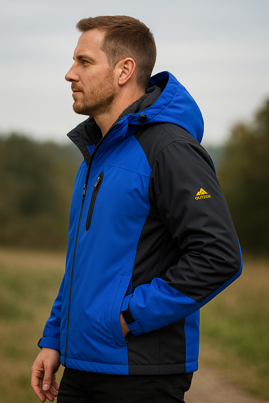 Zware Fleece Gevoerde Parka Voor Heren, Waterdichte Winddichte Ski- En Snowboardjas Met Afneembare Capuchon | VIQA VIQA© NEDERLAND