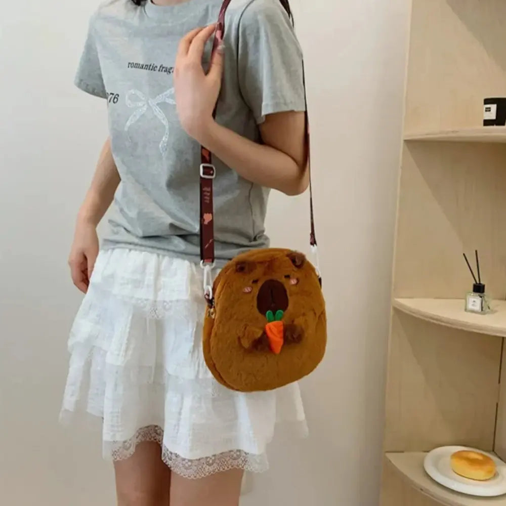 Grote Capibara Pluche Schoudertas VIQA© NEDERLAND2