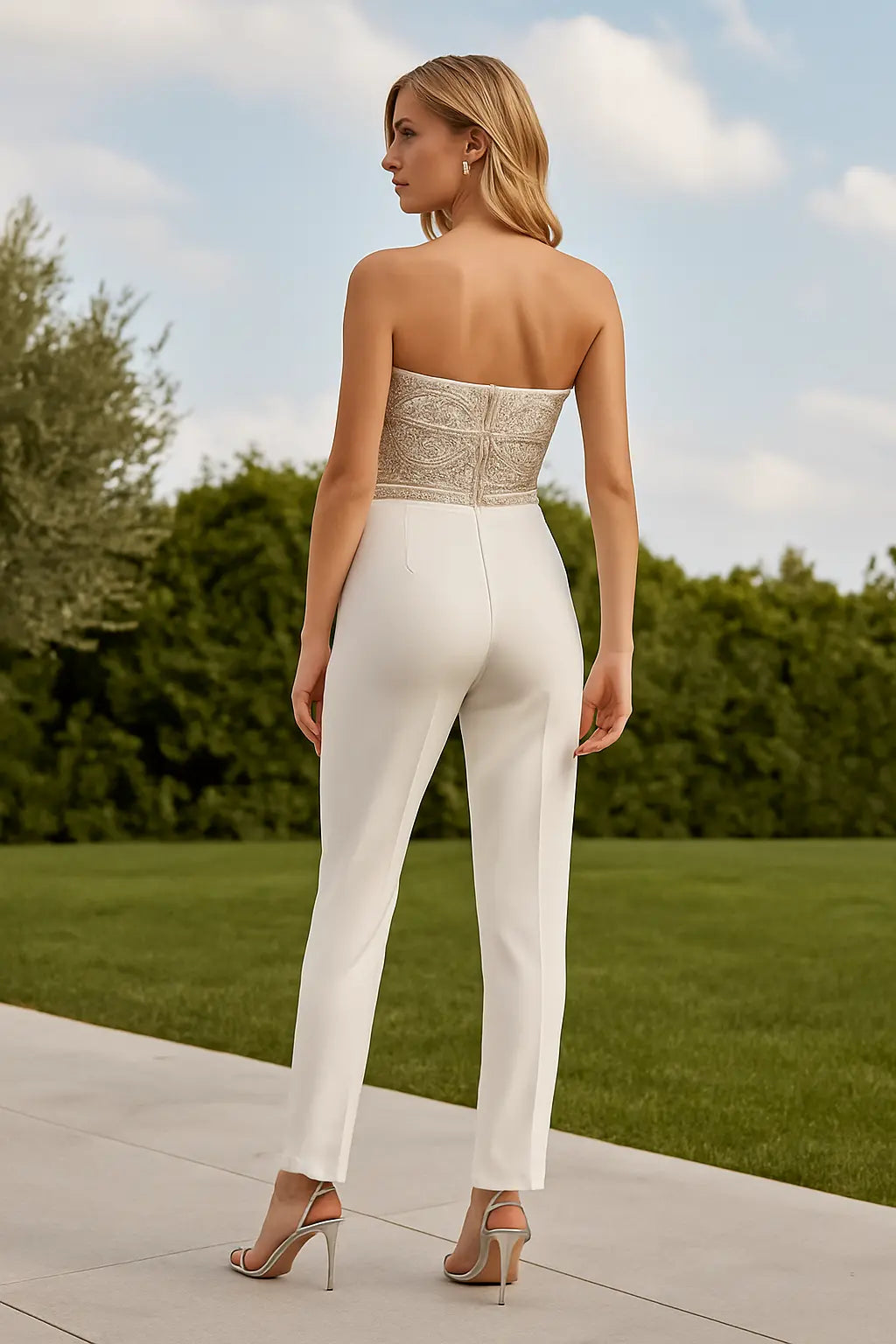 Strapless Jumpsuit Voor Dames, Sexy Mouwloze Jumpsuit, Slim Fit Feestkleding | VIQA VIQA© NEDERLAND