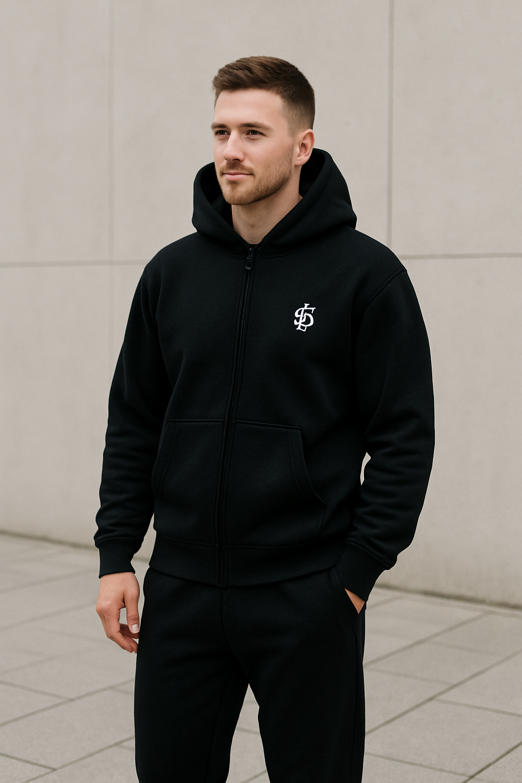 Heren Y2K Trainingspak Set, Geborduurde Rits Hoodie en Joggingbroek, Casual Harajuku Set | VIQA VIQA© NEDERLAND