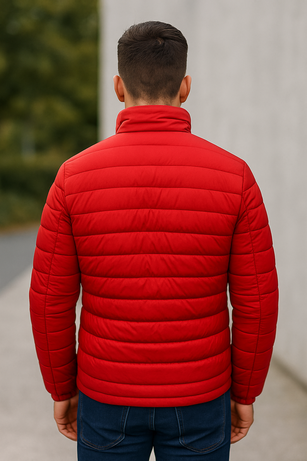 Dikke Gewatteerde Donsjas Voor Heren, Warme Winterjas Met Staande Kraag En Windjack | VIQA VIQA© NEDERLAND