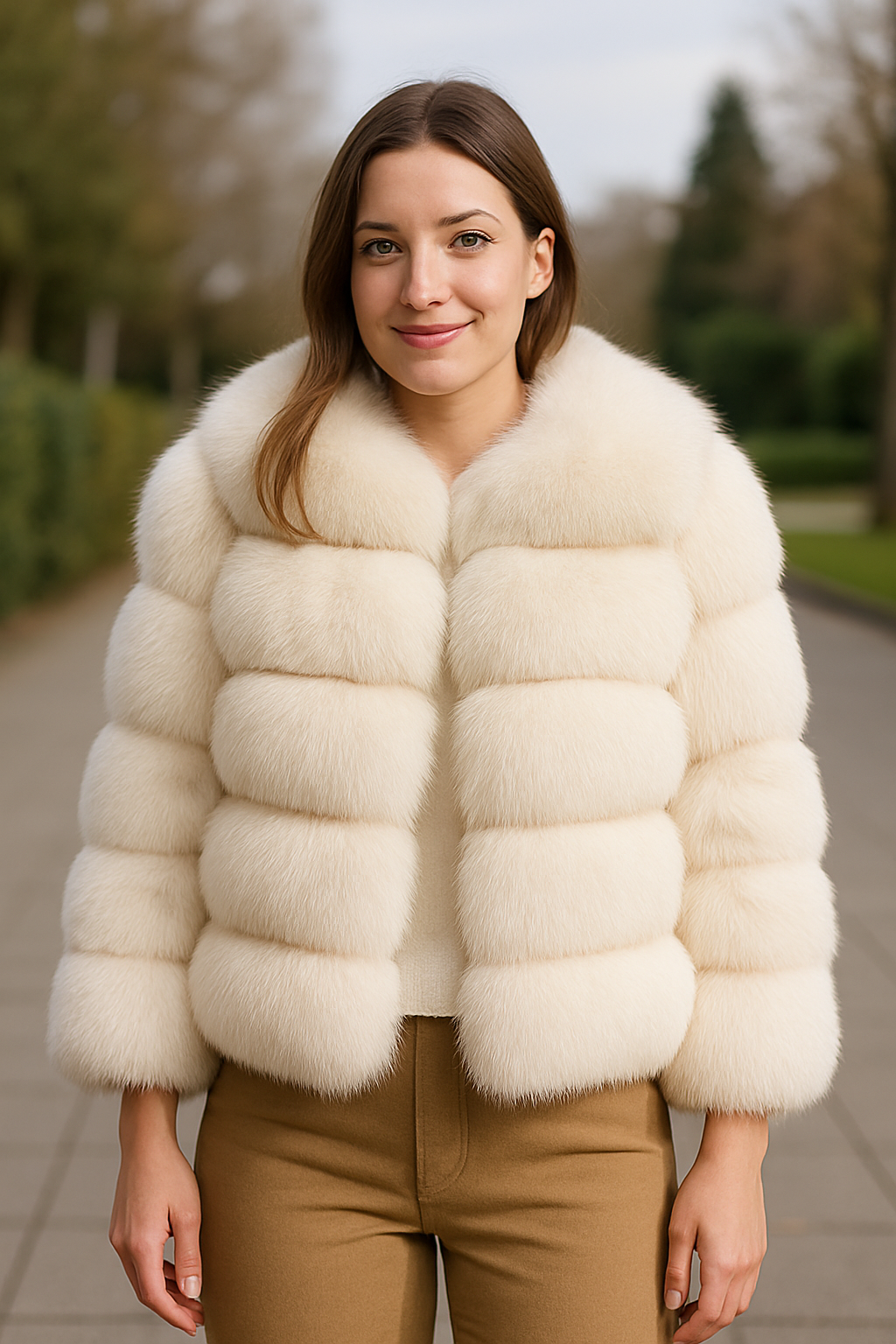 Echte Vossenbontjas Voor Dames, Luxe Winterwarme Dikke Bontjas Voor Dames | VIQA VIQA© NEDERLAND