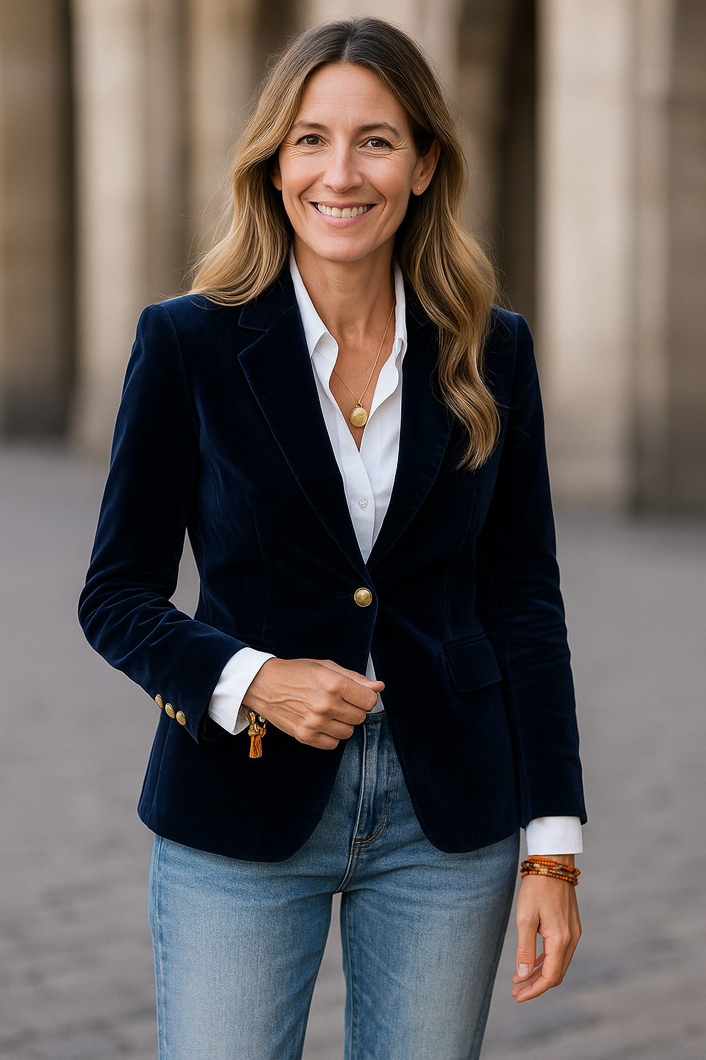 Dames Velours Blazer, Enkele Knoop Pak Jasje met Kraag, Elegante Lange Mouwen Mode Jas | VIQA VIQA© NEDERLAND