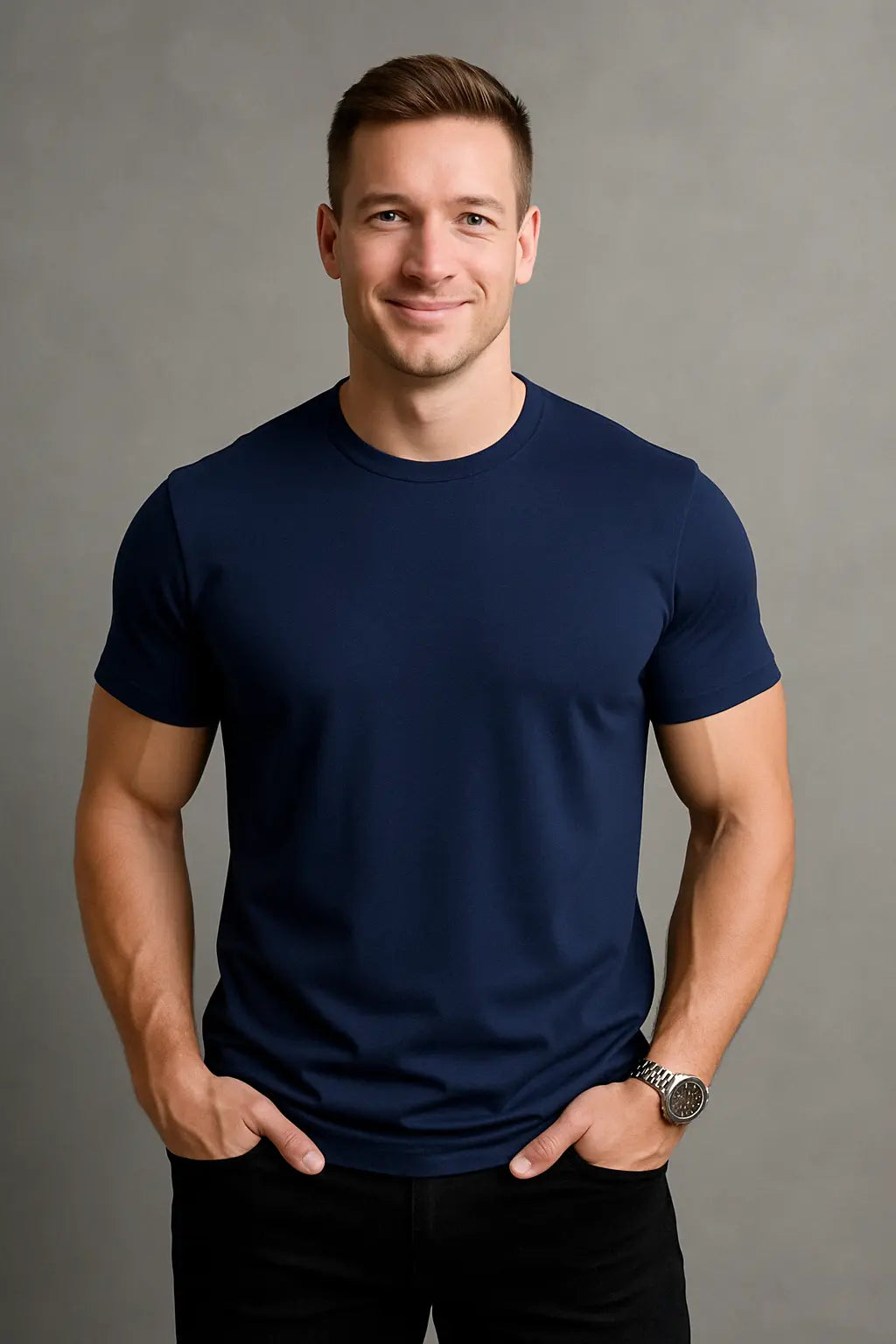 Ryan Heren Atletische Shirt Met Korte Mouwen VIQA© NEDERLANDBlauw-2XL