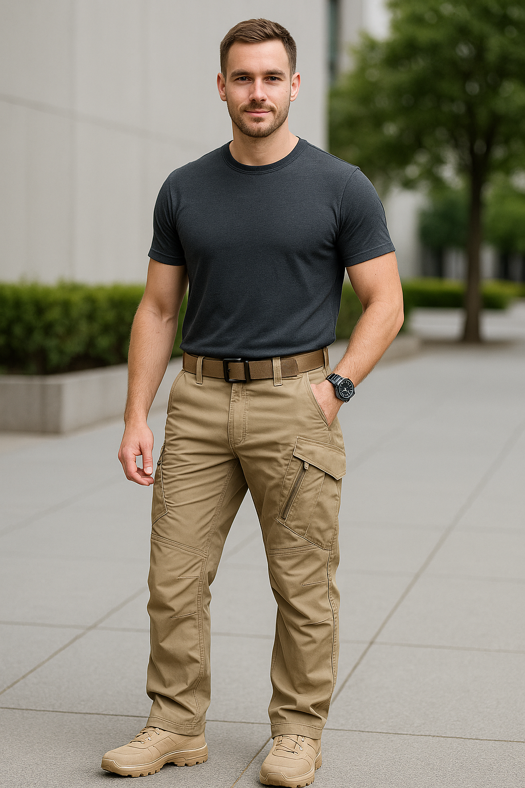 Tactische Cargobroek Voor Heren, Outdoor Wandel- En Joggingbroek Met Meerdere Zakken, Broek In Militaire Stijl | VIQA VIQA© NEDERLAND