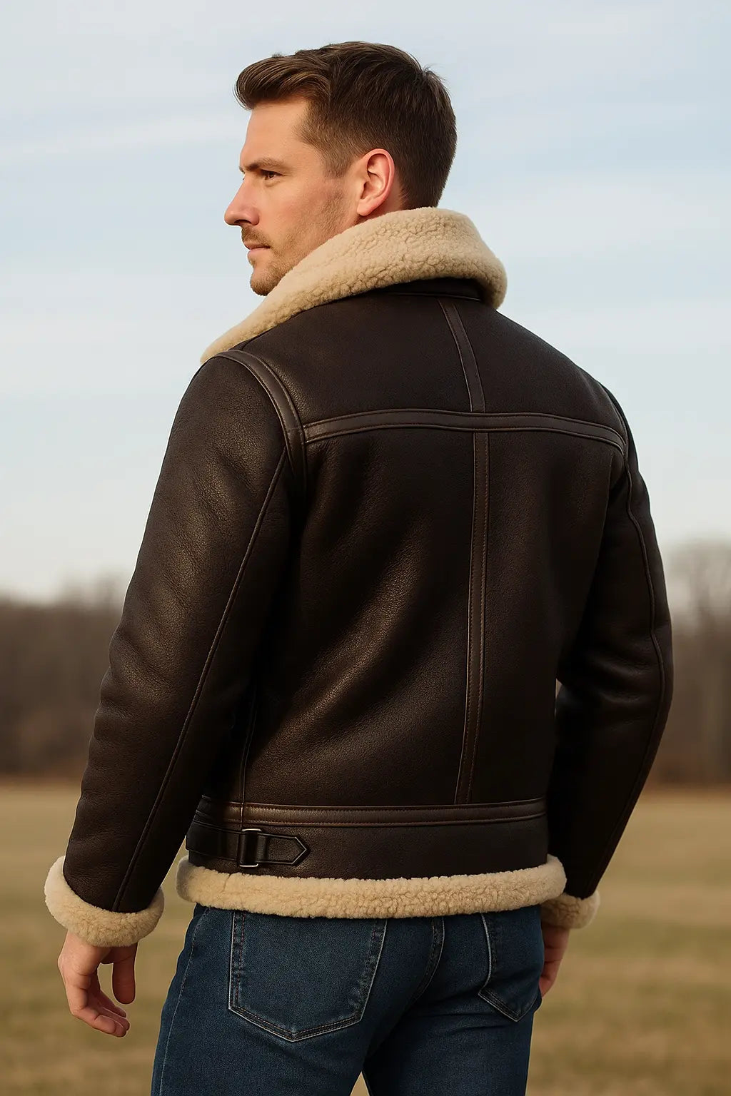 Heren Jas Van Kunstleer, Winterjas Met Rits En Zakken, Warme Casual Mode Bovenkleding | VIQA VIQA© NEDERLAND