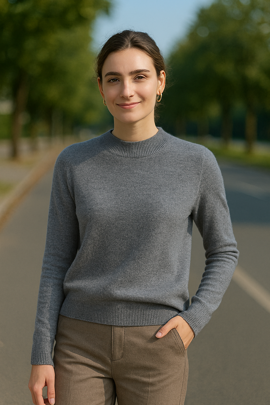 Dames Merinowollen Trui Met Hoge Kraag, Herfst En Winter Kasjmier Gebreide Pullover Top | VIQA VIQA© NEDERLAND