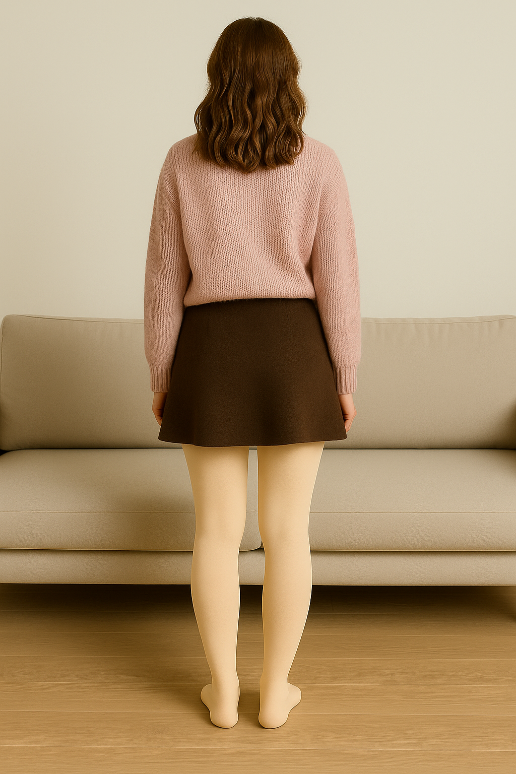 Dames Fleece Winter Legging Met Hoge Taille Slim Pasvorm, Warme Huidtransparante Thermische Broek | VIQA VIQA© NEDERLAND