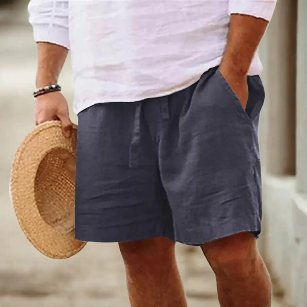 Fred Zomer Linnen Korte Broek VIQA© NEDERLANDGrijs-2XL