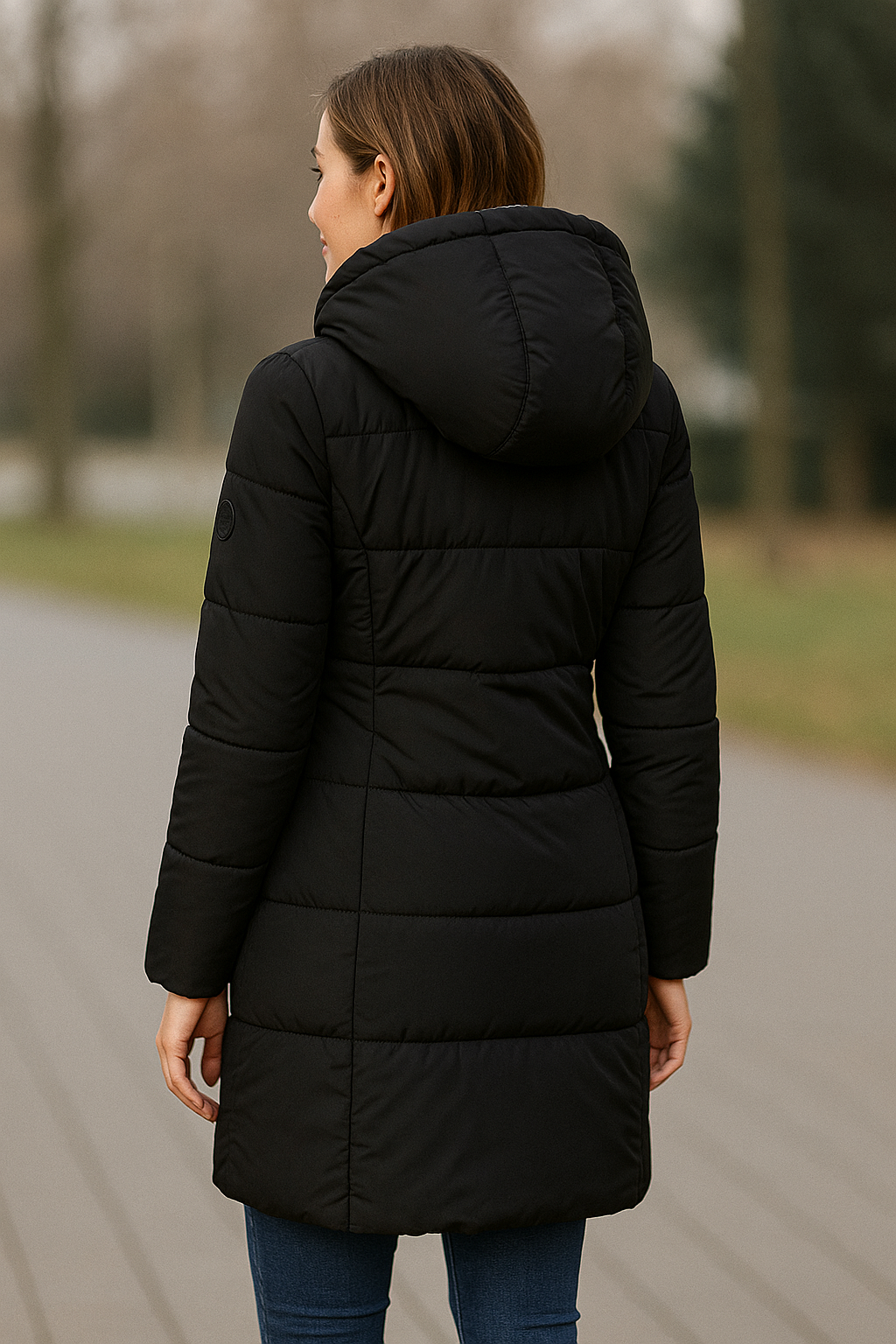 Dames Winterjas Met Capuchon, Dikke, Warm Gevoerde Jas, Lichtgewicht Regenjas | VIQA VIQA© NEDERLAND