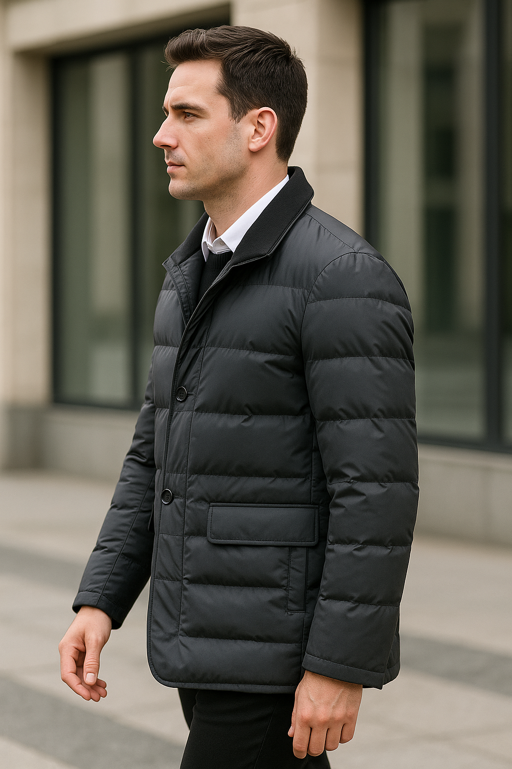 Eendendons Blazerjas Voor Heren, Smart Casual Tweedelige Herfst-Winter Warme Jas | VIQA VIQA© NEDERLAND