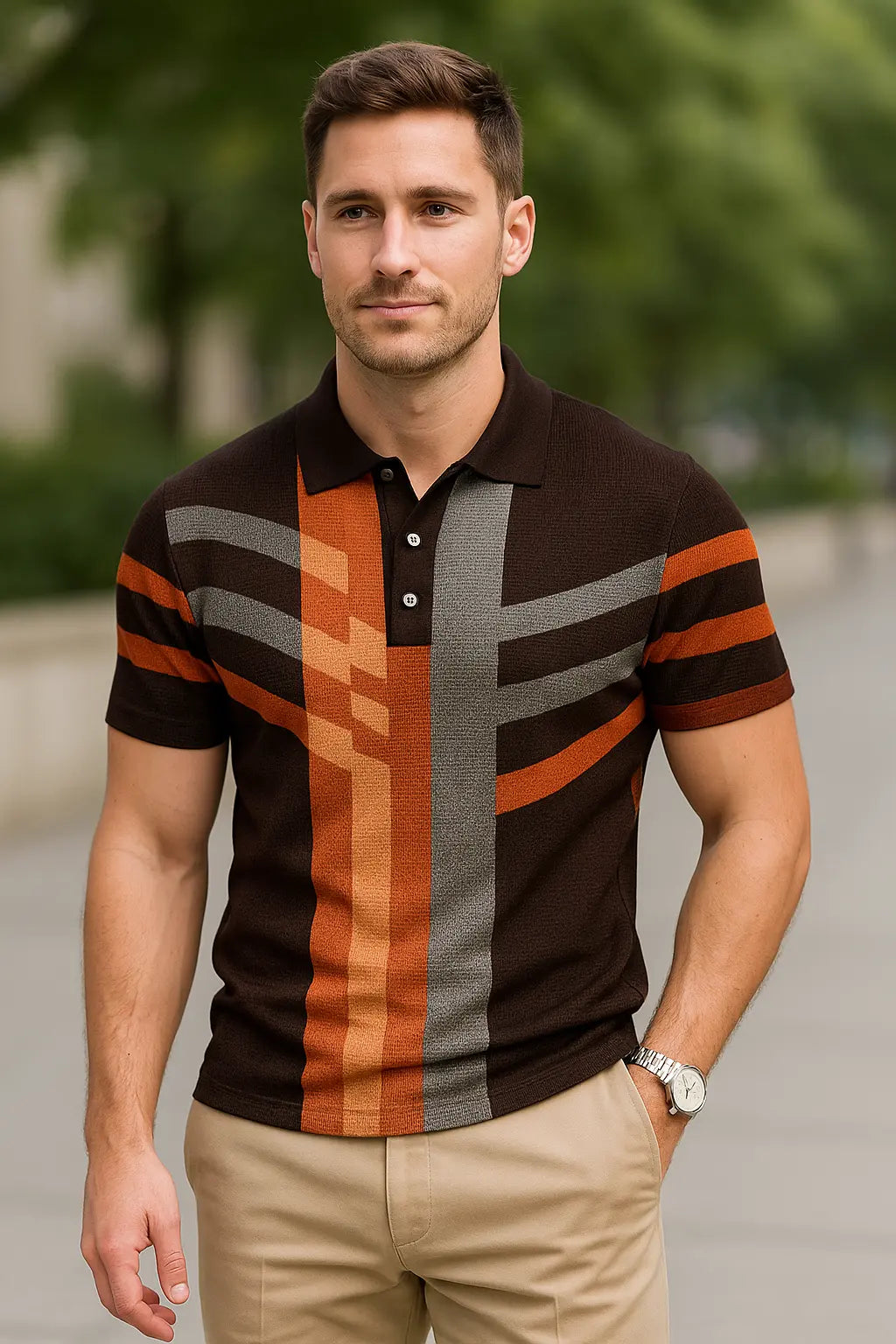 Heren Polo Shirt Met Korte Mouwen, Zomer Casual Sneldrogende Pullover Top, Mode Kleding | VIQA VIQA© NEDERLAND