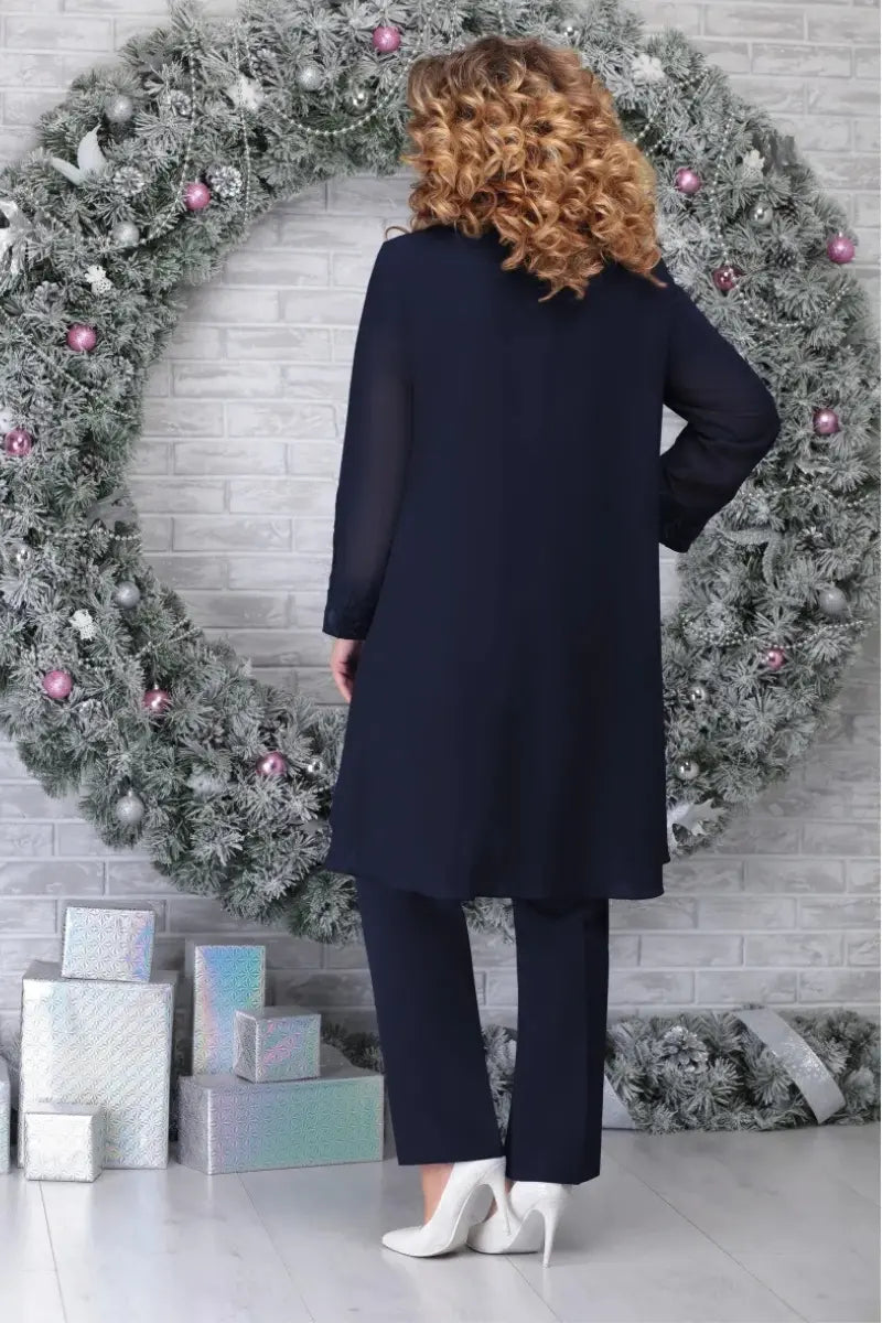 Olivia 3-Delig Chiffon Bruidsjurk Pak Voor Dames VIQA© NEDERLAND