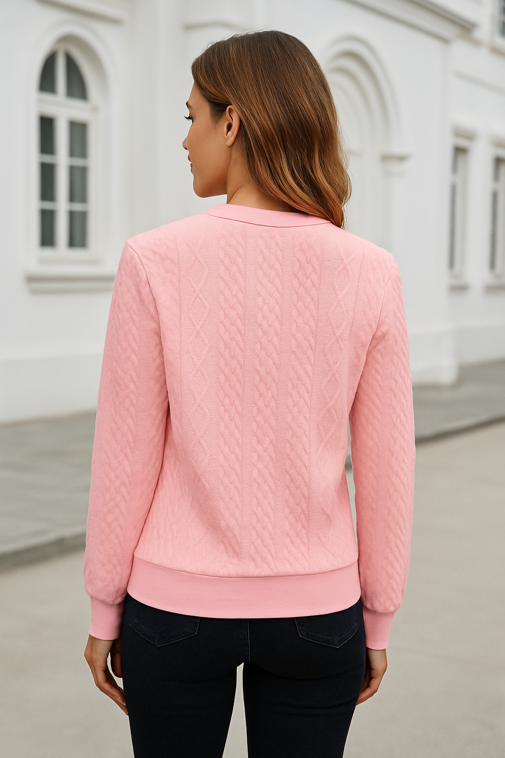 Dames Trui, Staande Kraag Ritssweatshirt, Herfst Winter Warme Losse Lange Mouw Casual Top | VIQA VIQA© NEDERLAND