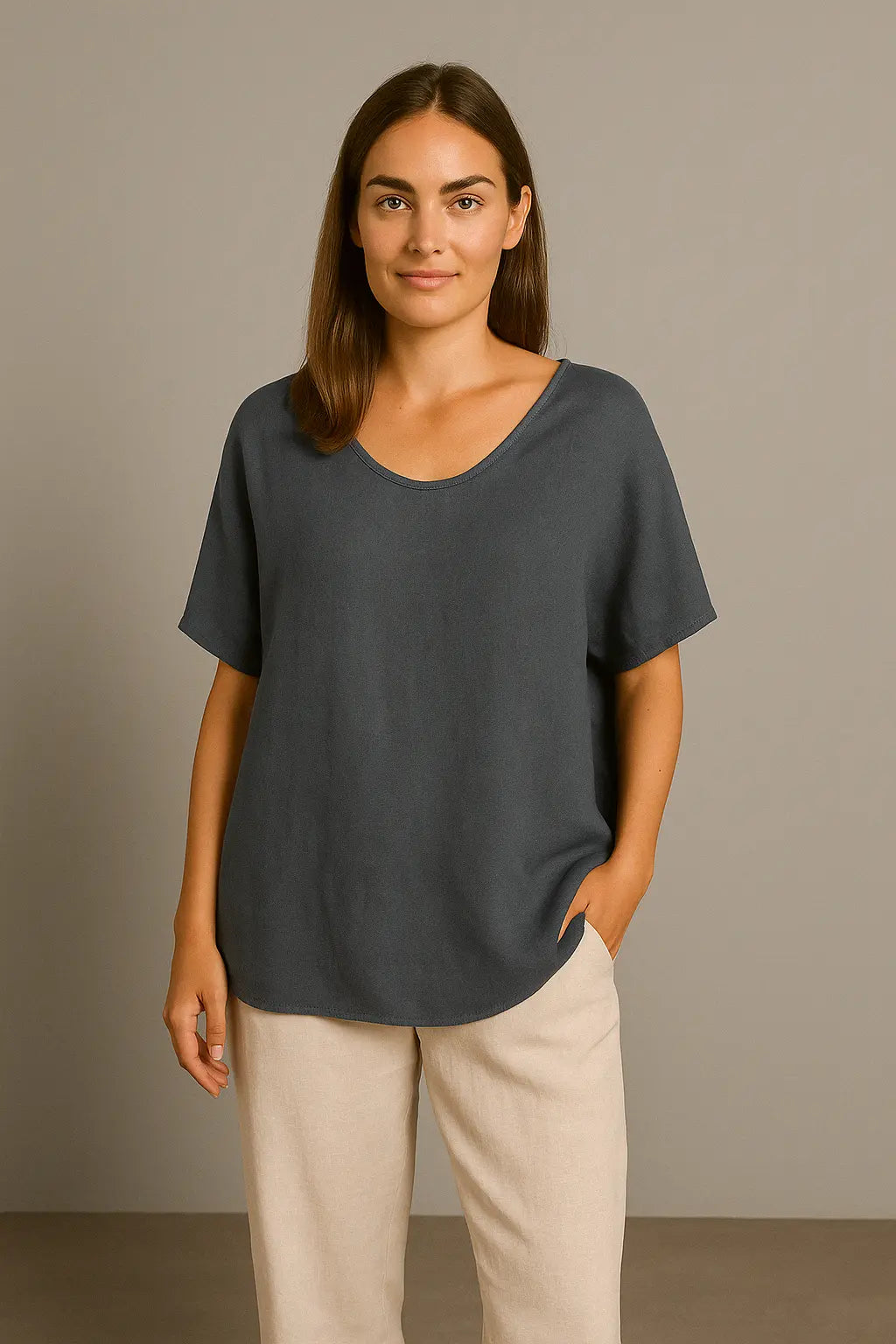 Lena Dames Zomer Comfort Casual Blouse VIQA© NEDERLAND