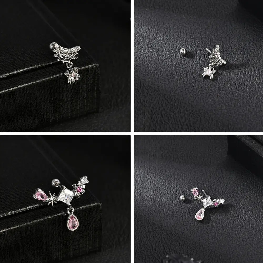 20G Kristallen Hart Oorbellen Voor Dames VIQA© NEDERLAND