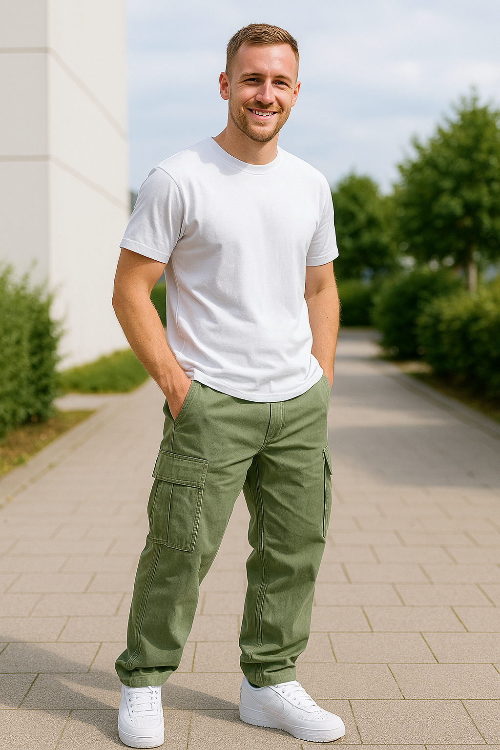 Werkbroeken Voor Heren, Losse Rechte Casual Broeken Met Zakken | VIQA VIQA© NEDERLAND