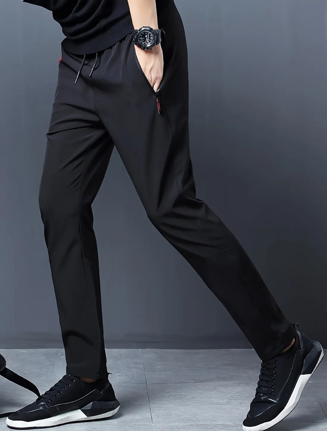 Heren Slim Fit Sportbroek, Lichtgewicht Casual Atletische Joggers, Stretch Trainingsbroek | VIQA VIQA© NEDERLAND