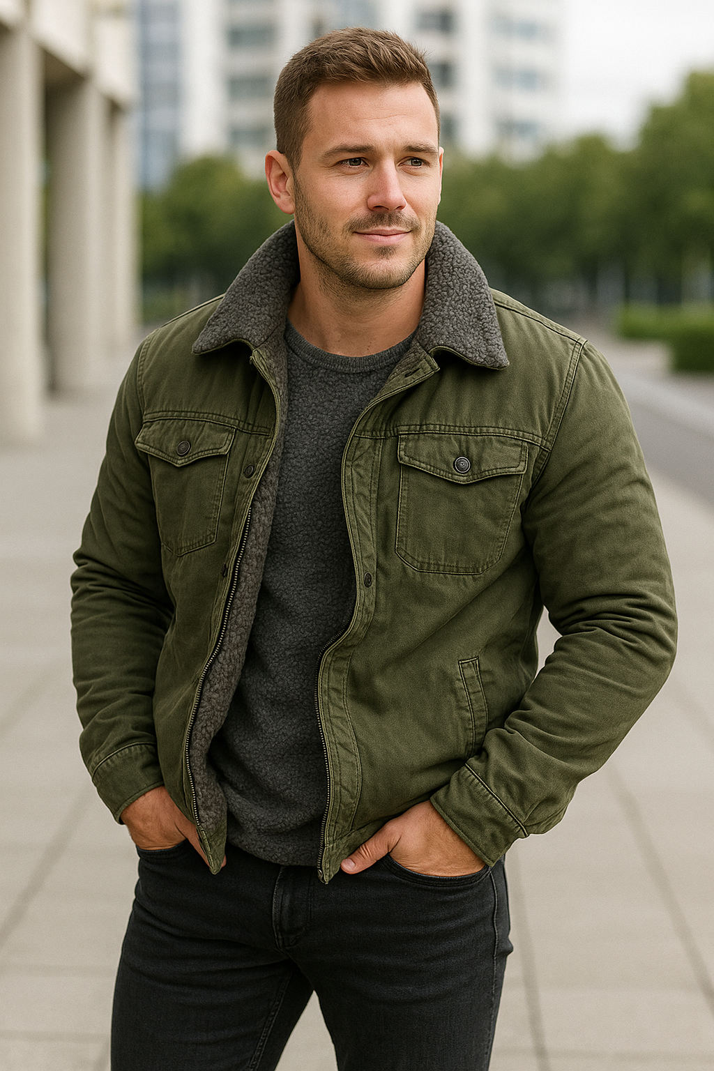 Winterparka Voor Heren, Winddichte Dikke Retro Reversjas, Warme Loszittende Bovenkleding | VIQA VIQA© NEDERLAND