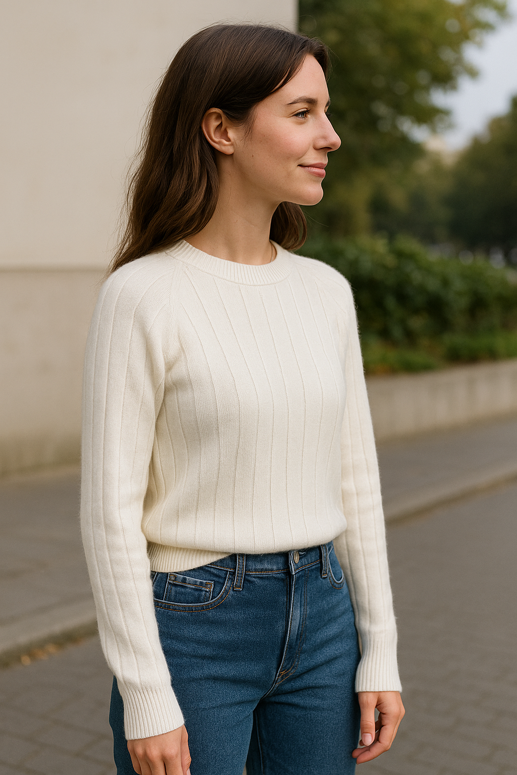 Losse Dames Breigoed Trui, Korte Pullover Met Ronde Hals, Casual Winter-Herfsttop Met Lange Mouwen | VIQA VIQA© NEDERLAND