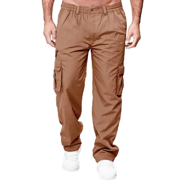 Heren Jogger Cargo Broek VIQA© NEDERLANDKhaki-3XL